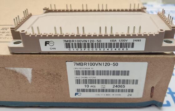 7MBR100VN120-50 Módulo PIM de 1200V 100A con rectificador e inversor integrados, baja pérdida, alto aislamiento, NTC incorporado, paquete compacto para accionamientos de motores industriales y SAI