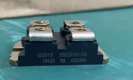DSEI2X101-12A 1200V 2x101A Diodo Dual Recuperación Ultra-Rápida Baja Recuperación Inversa Conmutación Suave Baja VF Alta dI/dt Paquete Aislado Ideal para Snubber y Soldadura