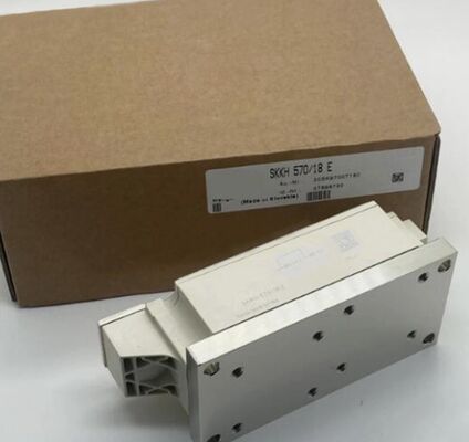 SKKH570/18E 1800V 570A módulo de tiristoro-diodo de doble serie puerta amplificadora baja VF 1.44V, 19kA sobrecarga AlN contactos de presión de base cerámicos UL certificado para arrancadores blandos
