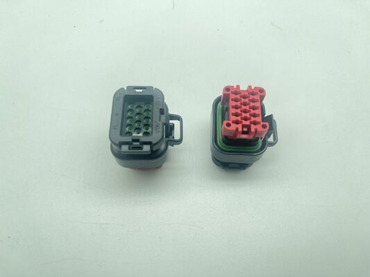 776273-1 3 Posiciones 1.5mm de Paso Conector Hembra de Cable a Placa Vertical Agujero Pasante Blindado Rampa de Bloqueo Polarizado Clasificación de 2A para Sensores Automotrices e Industriales