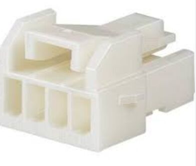 Carcasa de conector PARP-04V de 4 posiciones y paso de 2.0 mm, serie PA, receptáculo, terminación de crimpado, bloqueo positivo, compacto, capacidad de 3 A, 100 V CA para cable a placa e iluminación LED