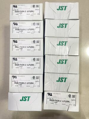 S02B-PASK-2 2 Posición 2.0mm Paso Conector PA Serie Entrada Superior Through Hole Estaño Chapado 3A Calificación 100V AC para Cable a Placa y Electrónica Compacta