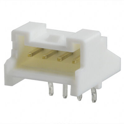 S04B-PASK-2 Cabezal de 4 pines y 2.0 mm de paso, entrada superior, bloqueo por fricción, nailon UL94V-0, 3A, 250V, -25 °C a +85 °C, montaje THT, serie JST PA para electrodomésticos