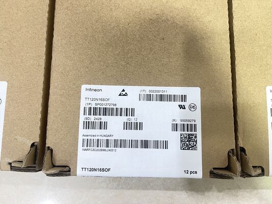 Módulo SCR TT120N16SOFHPSA1 1600V Vdrm 120A Itav contacto de presión alta sobretensión baja pérdida grado industrial para control de potencia